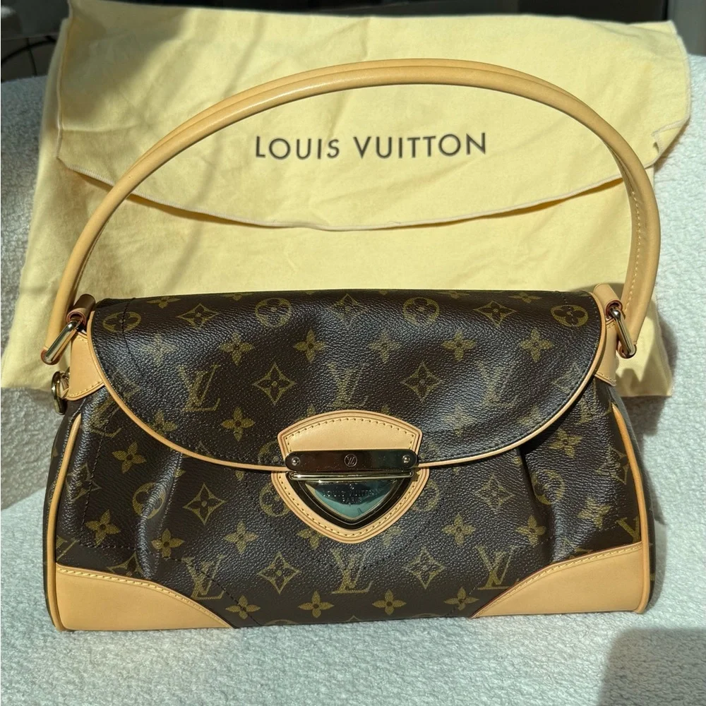 Authentic Louis Vuitton Monogram Canvas Beverly MM Shoulder Bag Ultra Rare NWT - Picture 2 of 11
